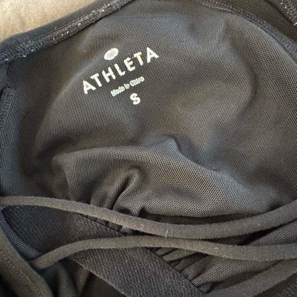 Athleta Aqualuxe Swim Black Dress Size Small - Picture 3 of 7